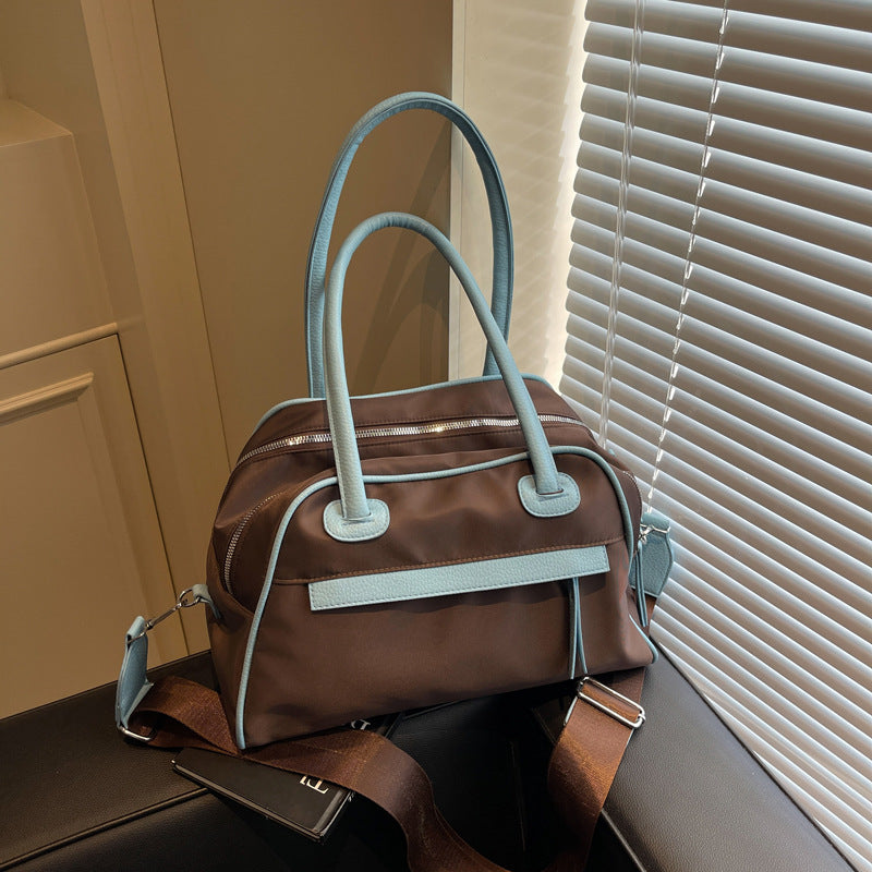 Women's Simple Daily Underarm Large Capacity Commuter Tote Bags