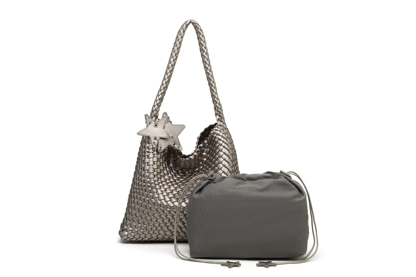 Women's Gun Medium Hand-woven Large Capacity Hand-held Underarm Bag