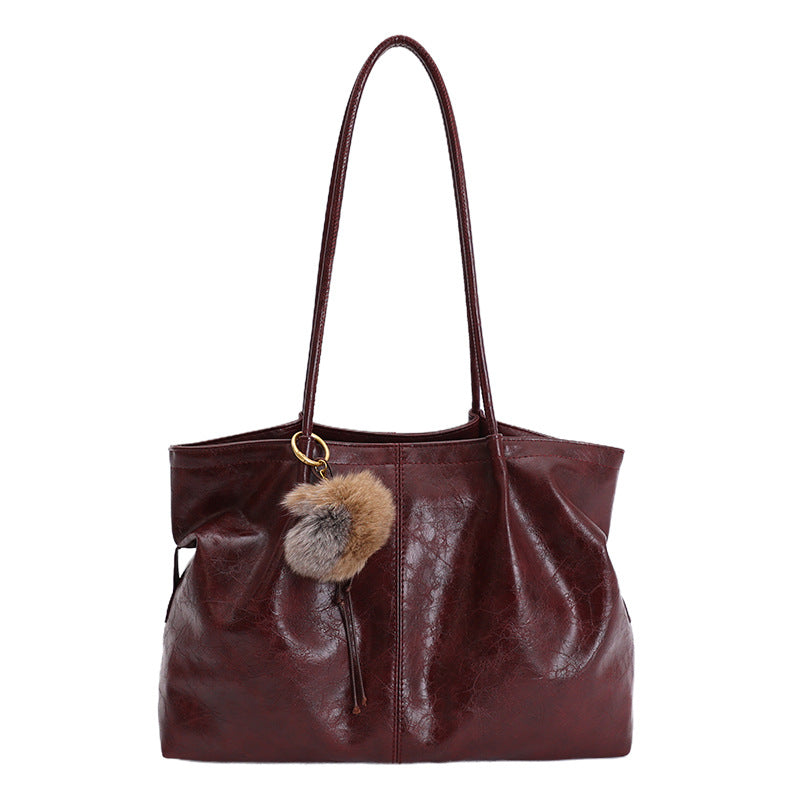 Women's Retro Commuter Light Luxury Minority High-grade Tote Bag