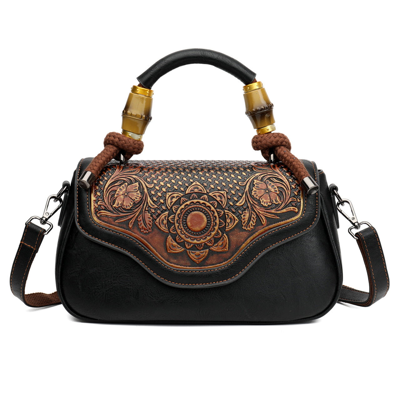 Style Clutch Portable Fashion Single Rhombus Light Women's Handbag