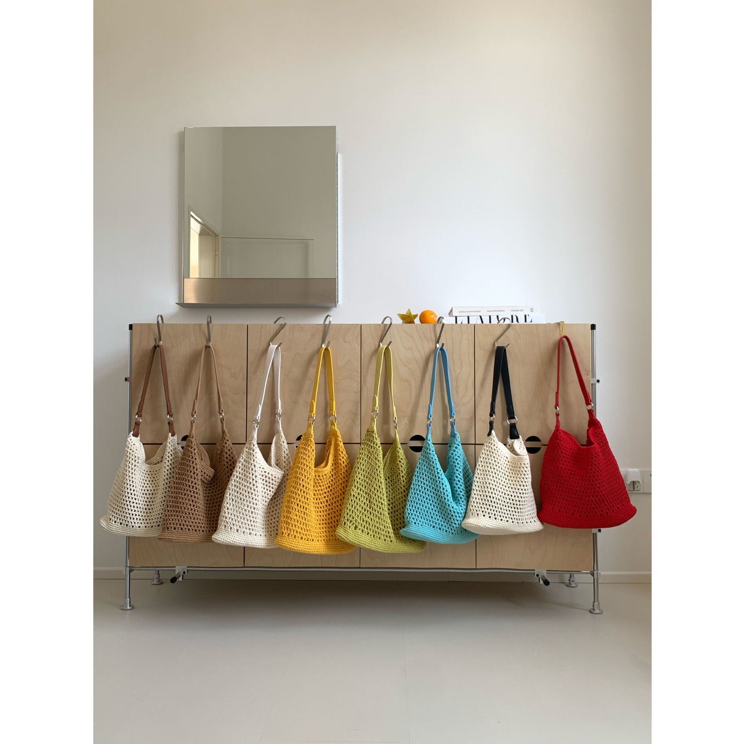 Women's Relaxed Korean Style Straw Vacation Large Capacity Bags