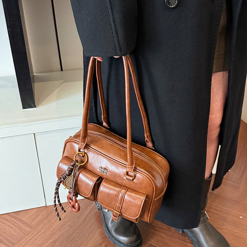 Retro Early Autumn Fashion Trendy Boston Western Style Bags