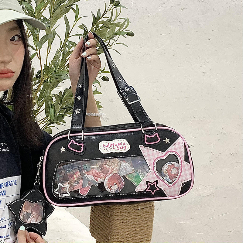 Women's Baguette Snacks Millet Leisure Plate Style Uniform Shoulder Bags