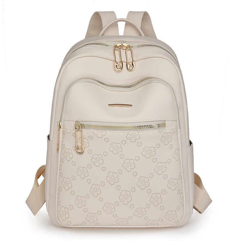 Casual Women's Fashion Large Capacity Embossed Leisure Backpack
