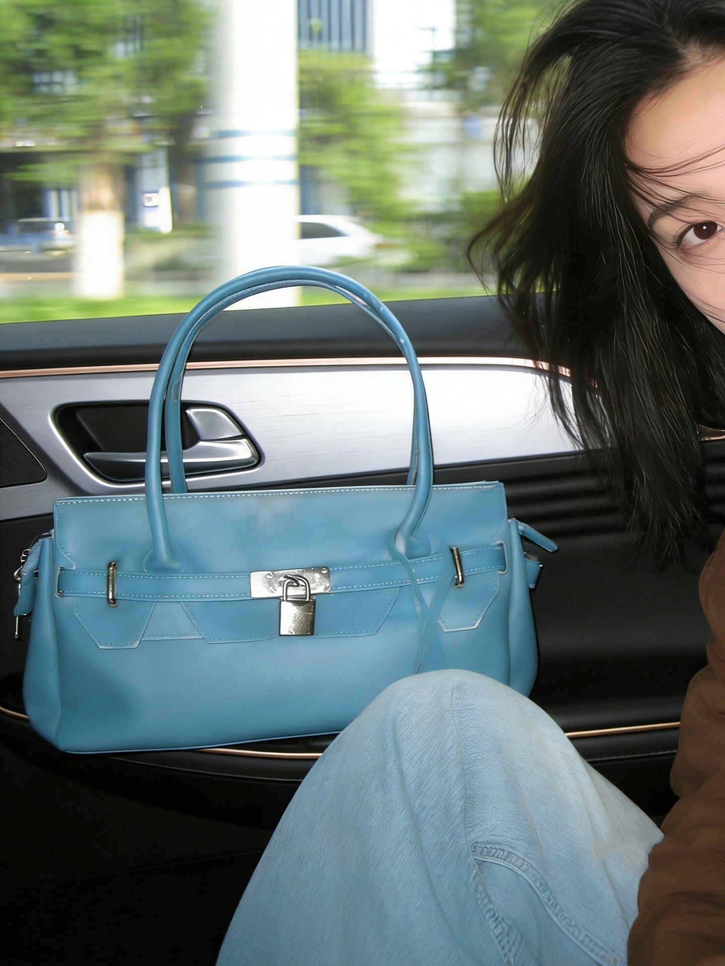 Women's Transparent Jelly Catch Kelly Portable Underarm Women's Handbag
