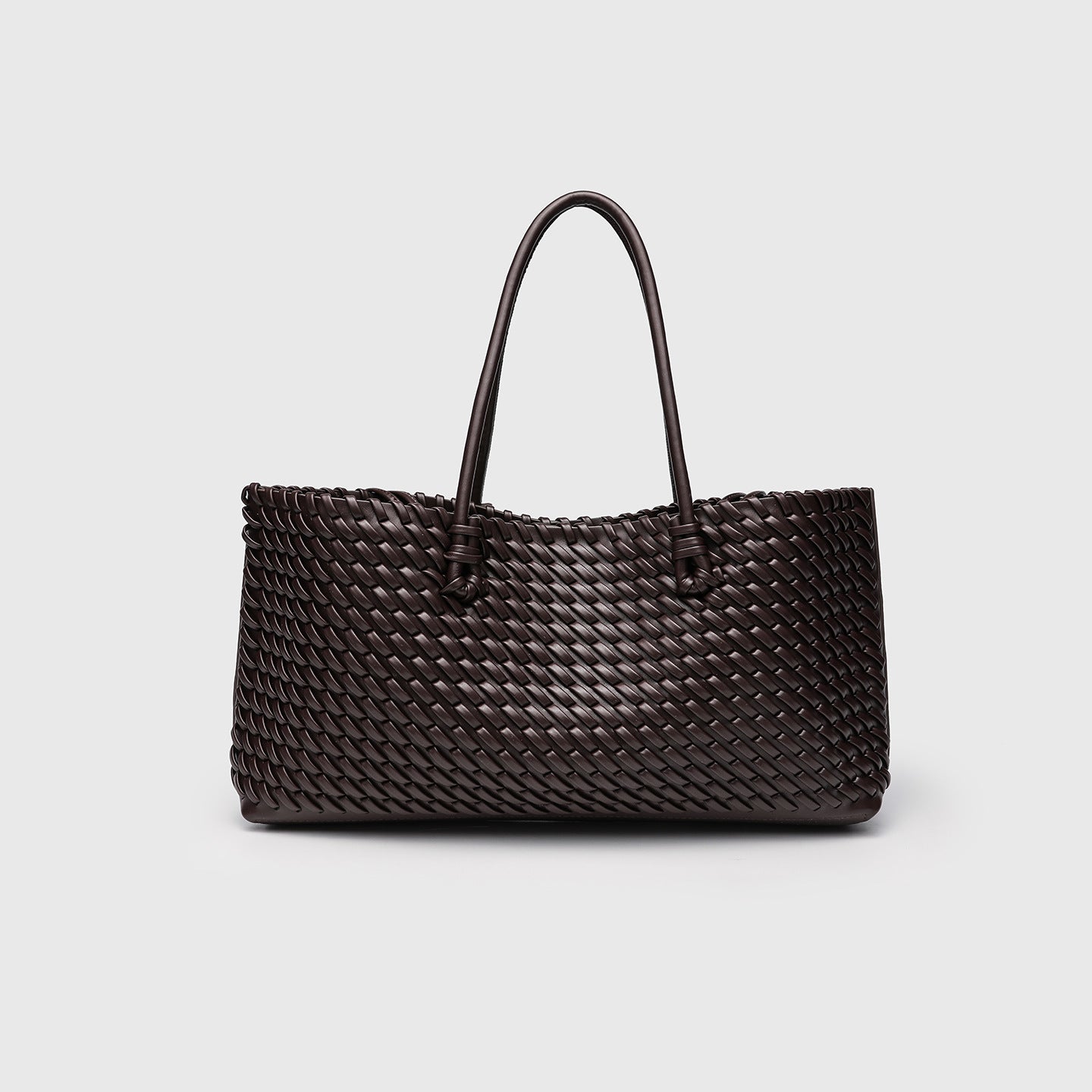 Hand-woven Woven Fashion High-grade Large Capacity Portable One Women's Handbag