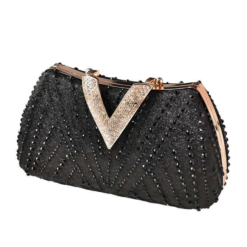 Rhinestone Banquet Dress Garment Luxury Party Dinner Bag