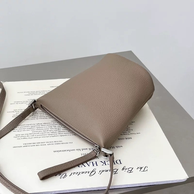 High Texture Top Layer Leather Fashion Simple Genuine Women's Messenger Bag