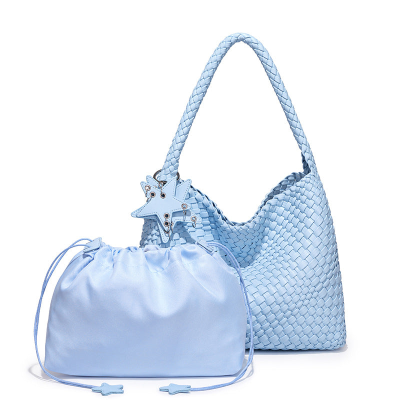 High-grade Design Hand-woven Large Capacity Totes Bucket Bags