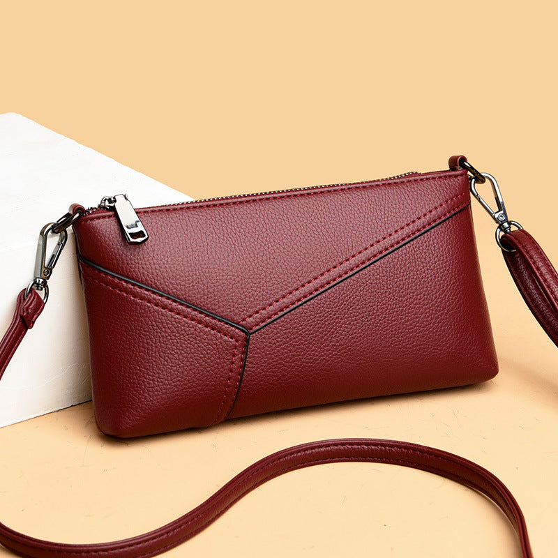 Women's Fashion Mom Mobile Clutch Simple Versatile Women's Messenger Bag