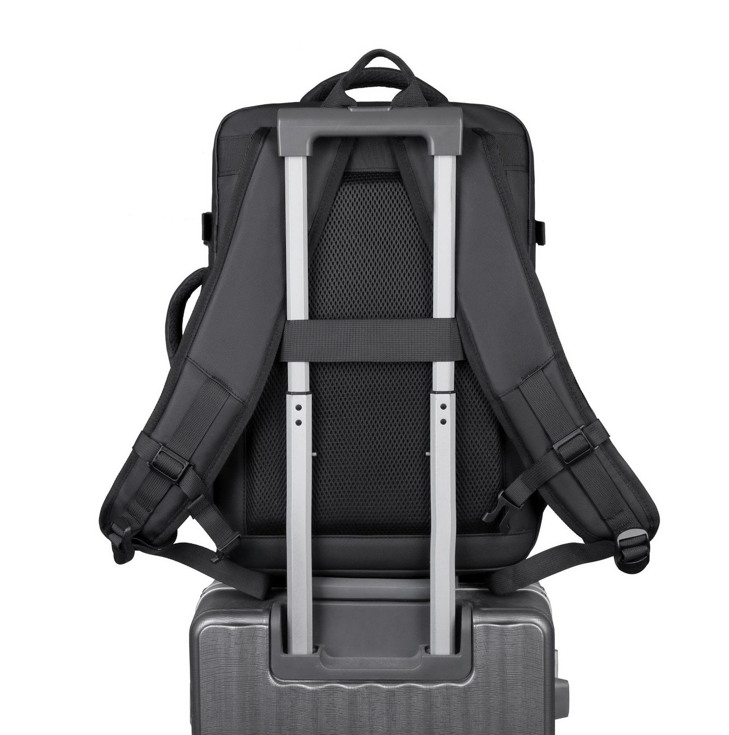 Men's Large Capacity Shoe Warehouse Expansion Short Business Backpack