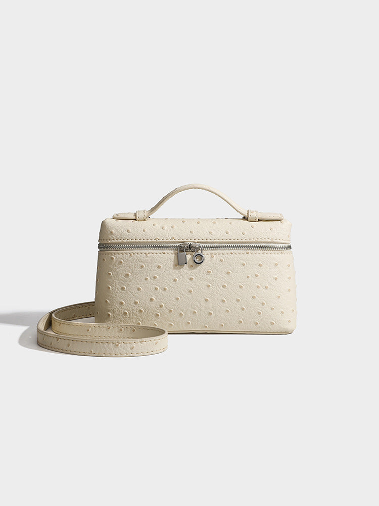 Genuine Leather Kelly Box Light Luxury Advanced Women's Shoulder Bag