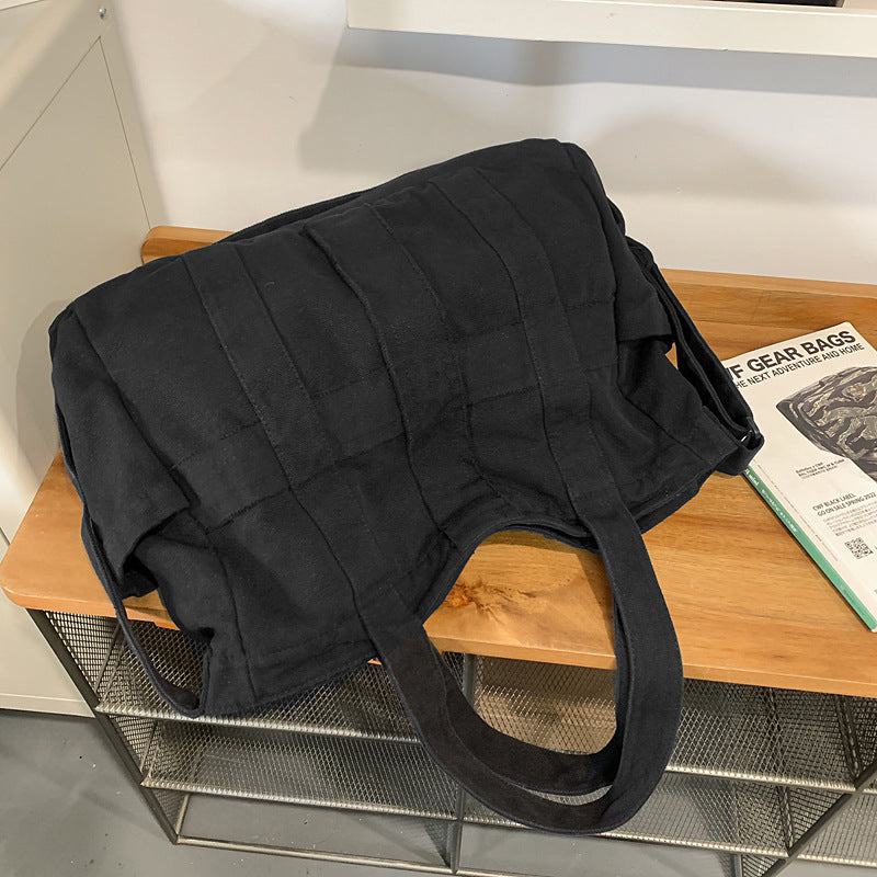 Women's Canvas Large Capacity Simple Commute College For Tote Bag