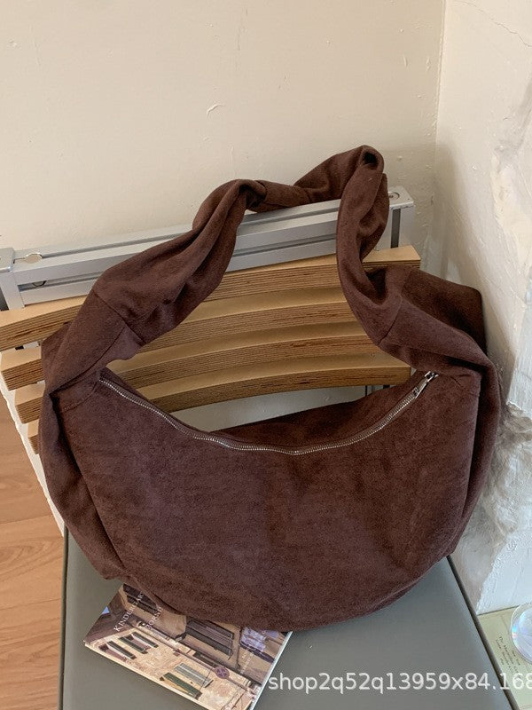 Korean Style Autumn Lightweight Dumpling Large Women's Messenger Bag