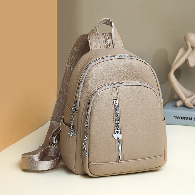 Elegant Graceful Soft Leather Fashion Commuter Women's Chest Bag, Fanny Pack