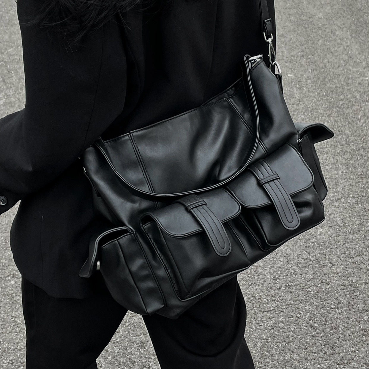 Tooling Mechanical Style Large Capacity Simple Neutral Tote Bags