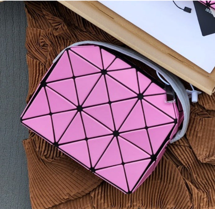 Women's & Men's Rhombic Box Cross Body Mobile Small Square Bag