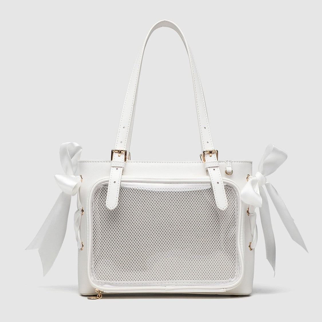 Female Minority Ballet Wind Pain Fresh Bow Ribbon Large Capacity Bags