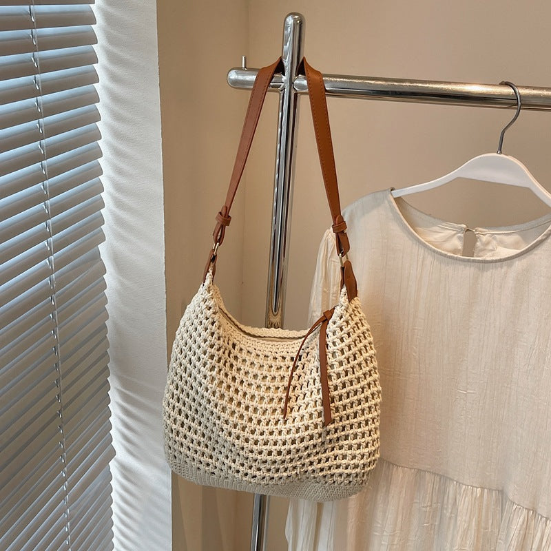 French Minority Woven Female Summer Seaside Leisure Bags