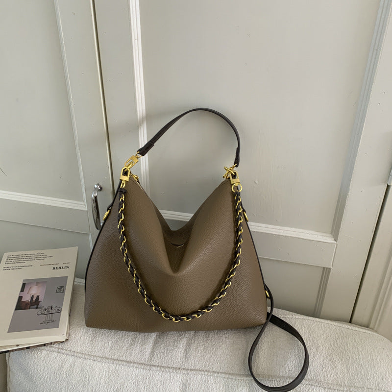 Everyday Fashionable Large Capacity Retro Affordable Luxury Leisure Commute Women's Messenger Bag