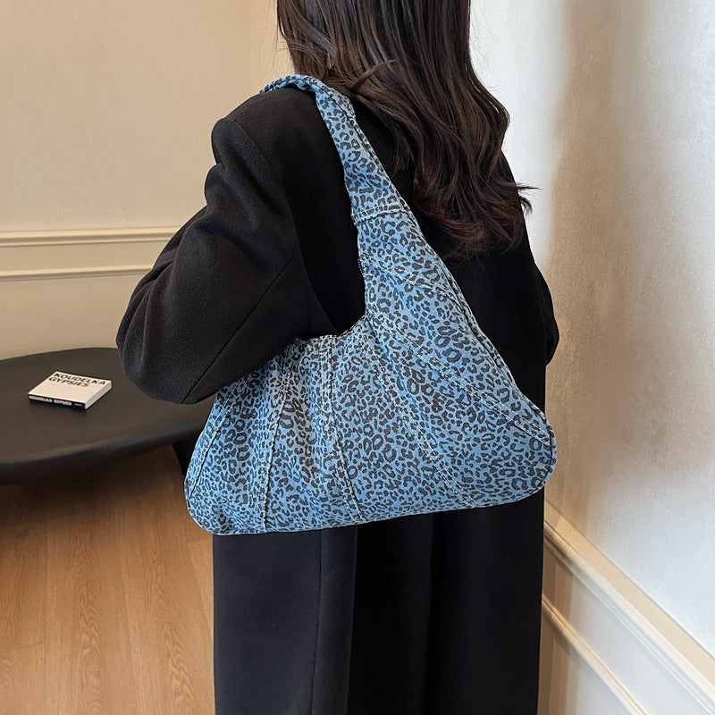 Women's Leopard Print Large Capacity One Fashion Sense Class Women's Shoulder Bag