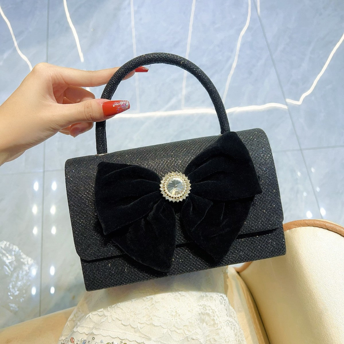 Women's Sequined Diamond Wedding Birthday Party Bags