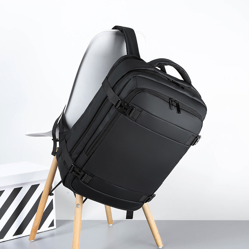 Men's Double Back Large Capacity Simple Commute Backpacks