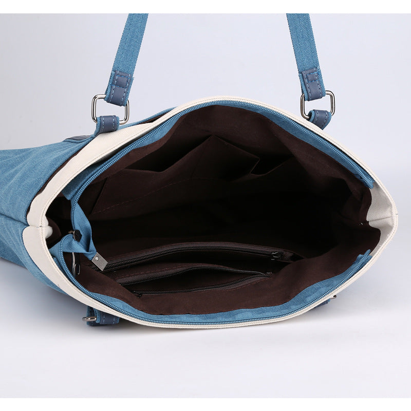 Women's Korean Style Stylish Artistic Simple Leisure Large Handbags
