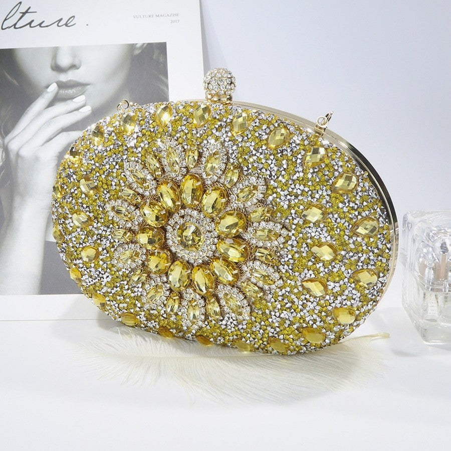 Women's Town Diamond Cheongsam Formal Dress Dinner Bag