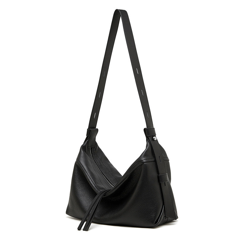 Women's Large Capacity Practical Cow Leather Totes Genuine Women's Messenger Bag