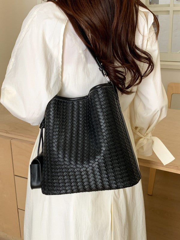 Women's Capacity Woven Hand Carrying Summer Simple Bags