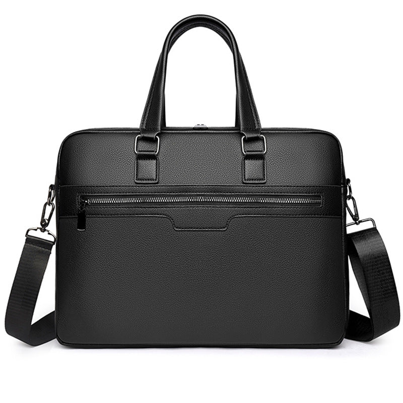 Men's Simple Thickened Commuter Business Portable Conference Laptop Bag