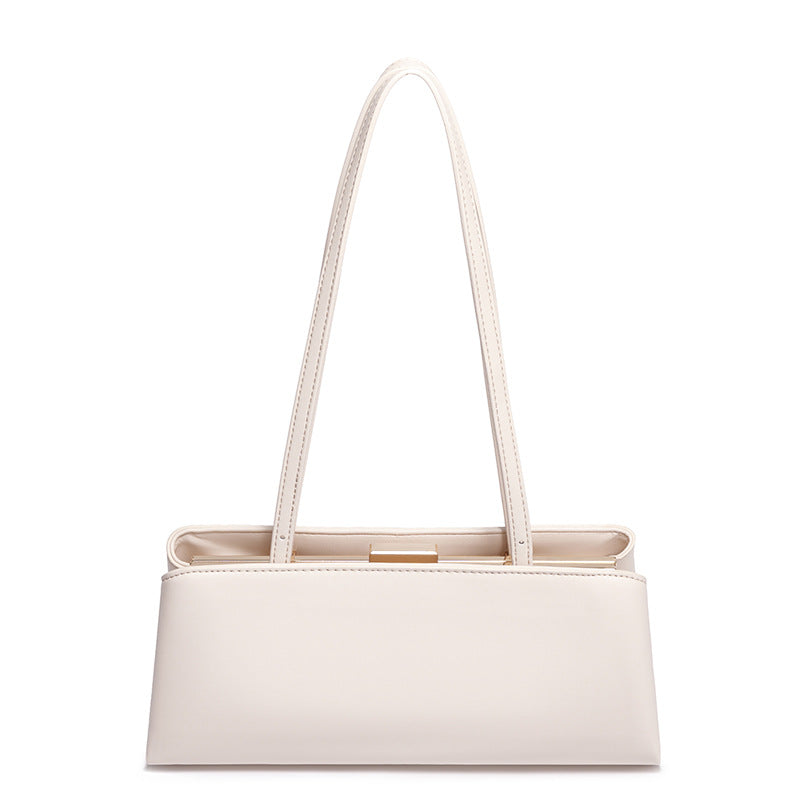 Mild Luxury Retro Textured Niche Saddle Underarm Women's Shoulder Bag