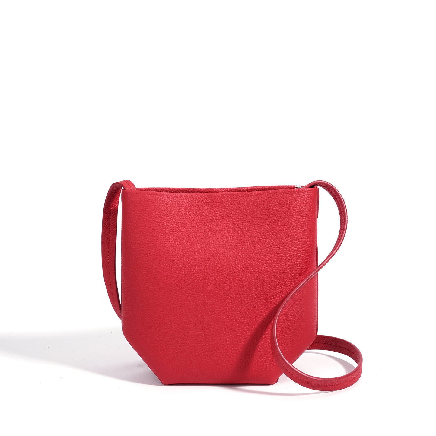 Women's Korean Simple Mobile Genuine Leather Minimalist Women's Shoulder Bag
