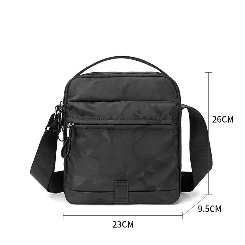 Men's Portable Summer Fashion Nylon Oxford Cloth Men's Shoulder Bag