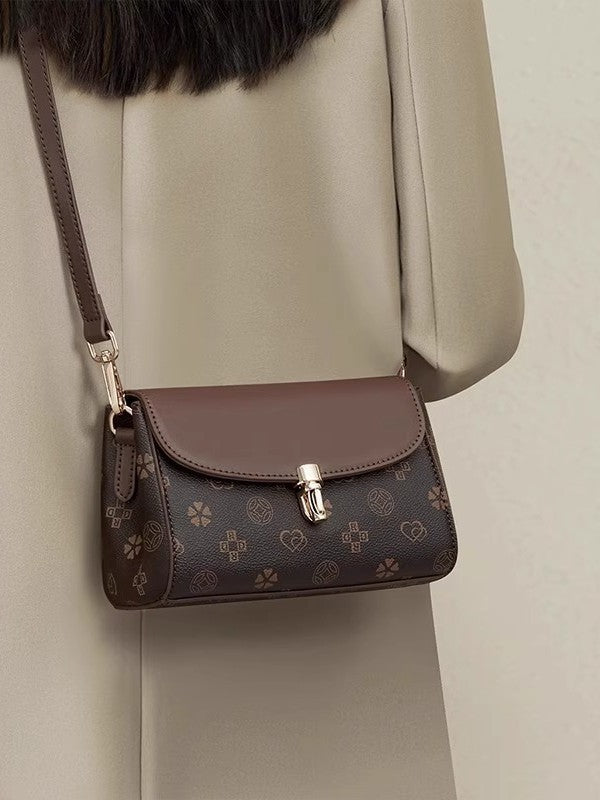 Women's Versatile High Quality Single Vintage Printing Female Women's Shoulder Bag
