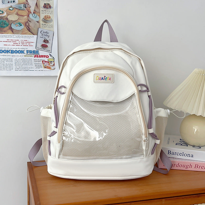 Cartoon Snacks Simple Two-dimensional Grain Lightweight Junior Bags