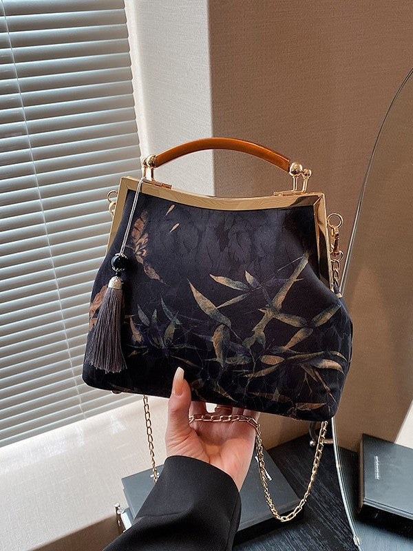 Women's Tassel Chinese Single Cheongsam Handmade Temperament Women's Handbag