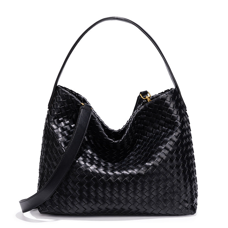 Graceful Women's Fashionable Large Capacity Woven Women's Shoulder Bag