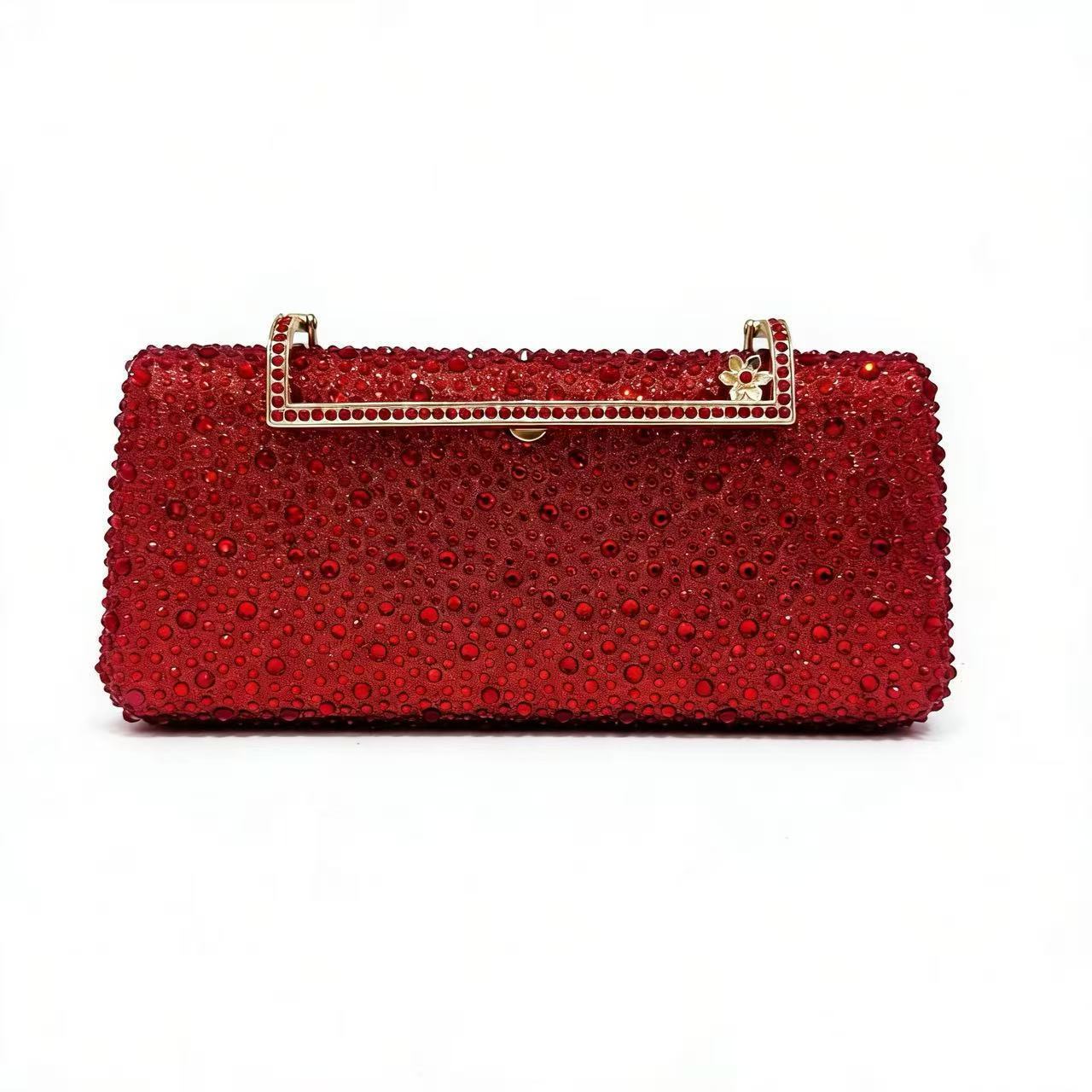 Women's Light Luxury Full Diamond Rhinestone Banquet Party Dinner Bag