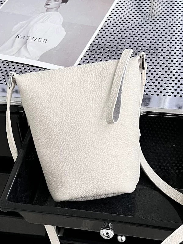 High Texture Top Layer Leather Fashion Simple Genuine Women's Messenger Bag