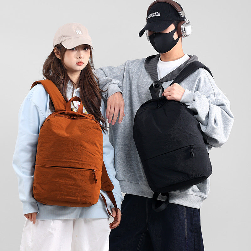 Fashion Computer Large Capacity Solid Color Leisure Backpack