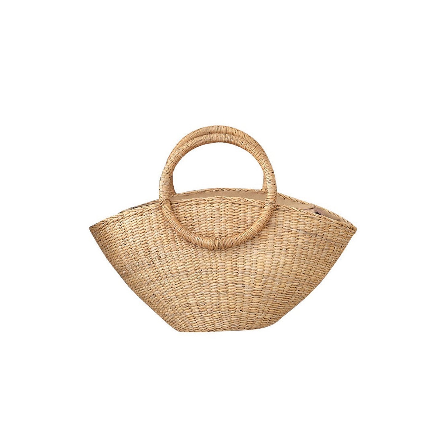 Women's Straw Woven Trendy Portable Fashion Leisure Seaside Women's Handbag