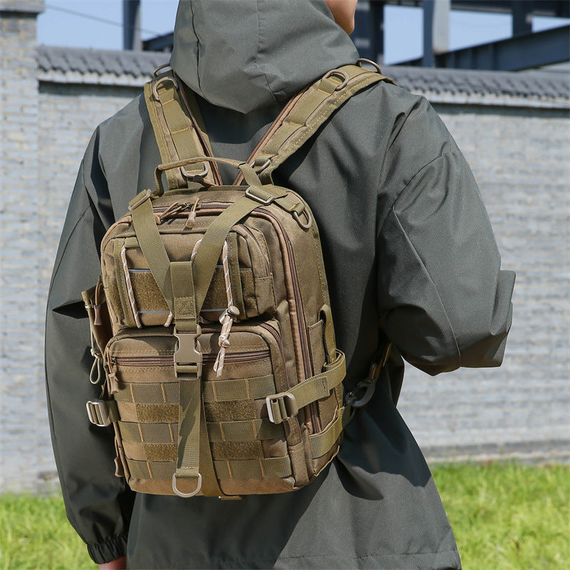Slouchy Camouflage Alforja Combat Graphy Multifunctional Mountain Climbing, Hiking Bag