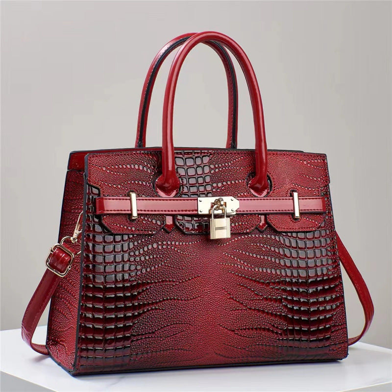 Women's Fashionable Trendy Temperamental Mother Texture Women's Handbag