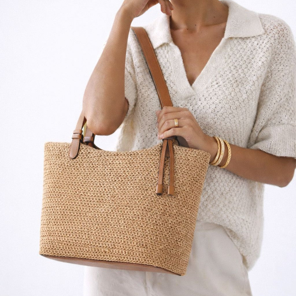 Large Capacity Straw Female Lady Woven Summer Women's Shoulder Bag