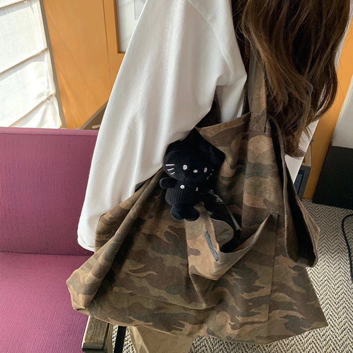 Capacity Trendy Cool Personality Street Style Tote Bag