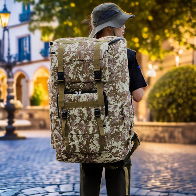 Elegant Large Capacity Camouflage Hiking Shiralee Luggage