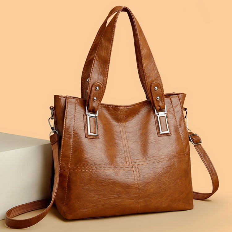 Women's Large Capacity Retro Easy Matching High-grade Women's Handbag