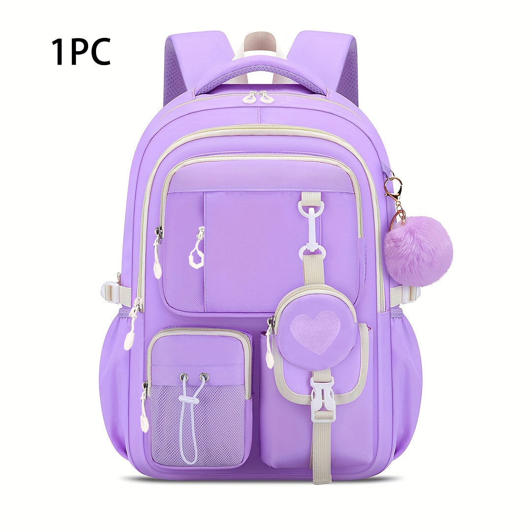Burden Alleviation Large Capacity Love Three-piece Backpacks